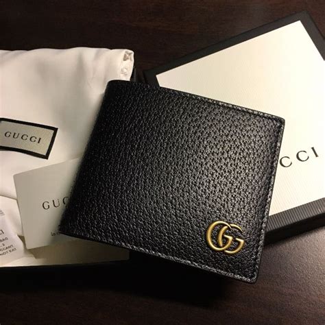 leather gucci men wallet|men's Gucci wallet on sale.